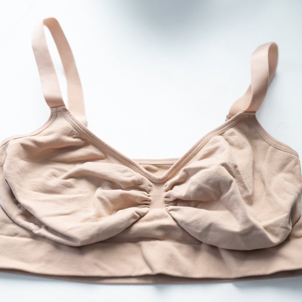 Feelingirl nude wireless bra size L NEVER WORN